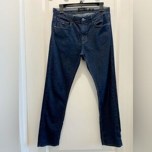 Massimo Dutti Dark Blue Slim Jeans